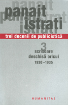 Trei decenii de publicistica – Scrisoare deschisa oricui 1930–1935